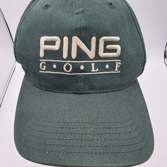 Ping Golf Adjustable Green Baseball Hat Casual Outdoors Walking Summer - Picture 5 of 10